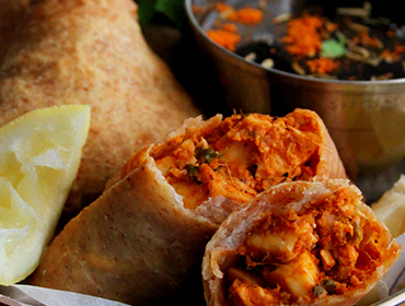 Chilli Paneer Samosa